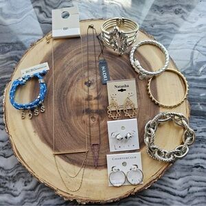 Nordstrom’s,Macy’s, Kohl’s Jewelry Lot. Bracelet Necklace Earrings. NEW